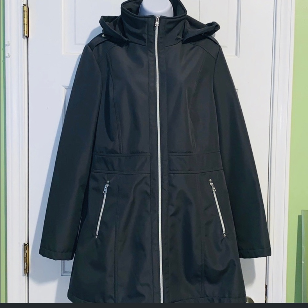 Sebby collections Soft Shell long jacket